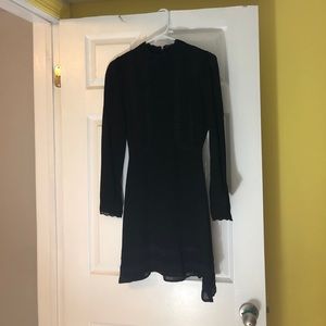 black dress from Honey Punch